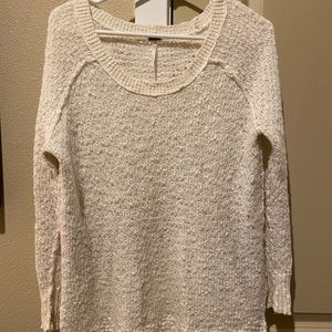 Free People Cream Sweater